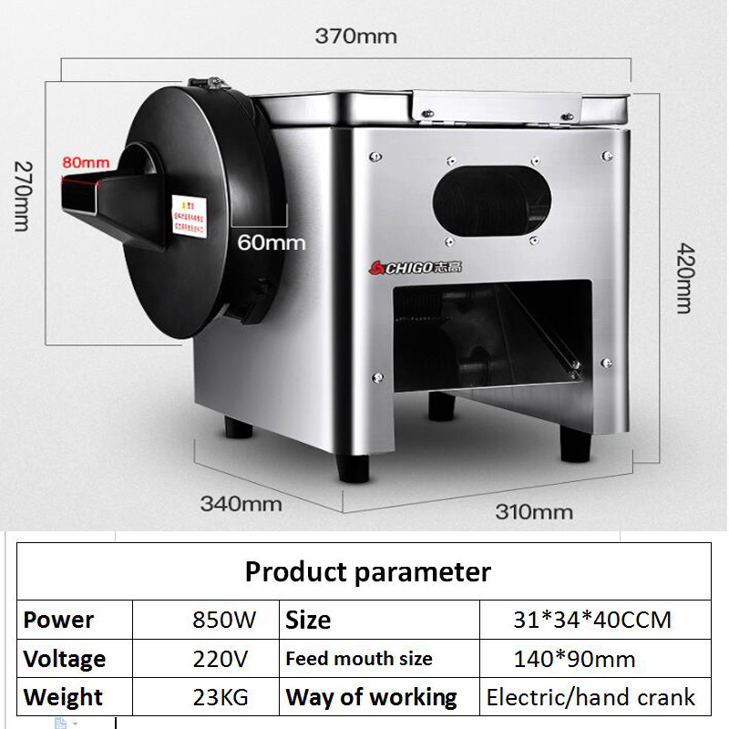 Factory Direct Sales Commercia - огляд і ціна Automatic Meat Slicer Home