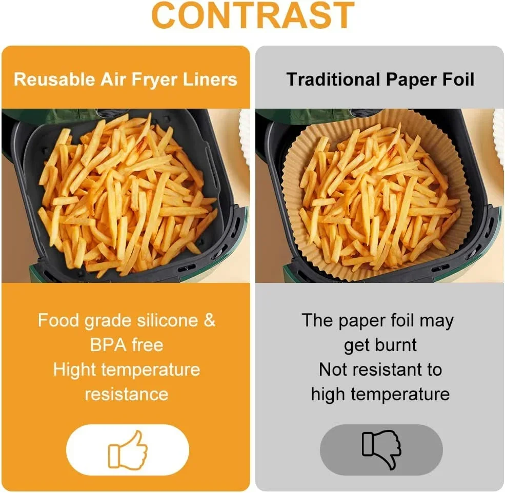 Air Fryer Silicone Pot Thick R - огляд і ціна Air Fryer Silicone Pot Liner