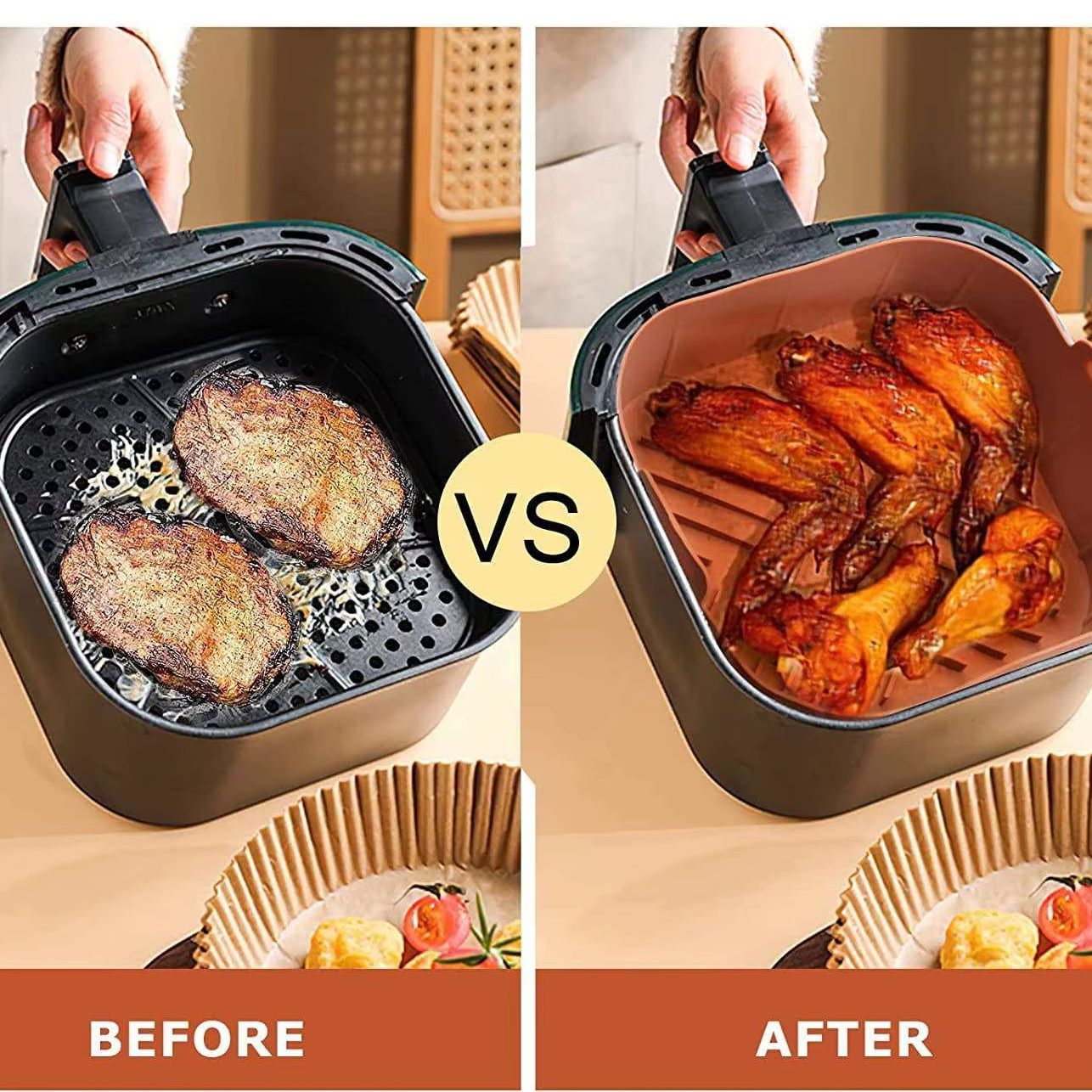 Non-stick 8.2inch Air Fryer Si - огляд і ціна Air Fryer Silicone Pot Liner