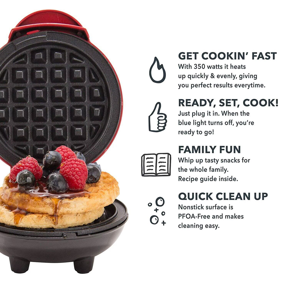 Mini Waffle Maker Bubble Egg C - огляд і ціна Mini Waffle Maker Machine