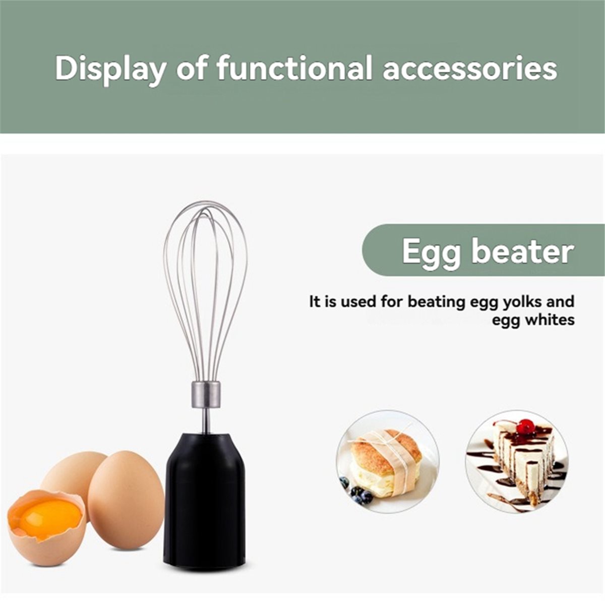 wilwill Electric Hand Blender  - огляд і ціна Immersion Hand Blender Set