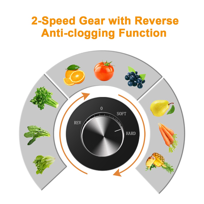 2026-Black Horizontal Slow Jui - огляд і ціна Electric Slow Juicer Cold Press