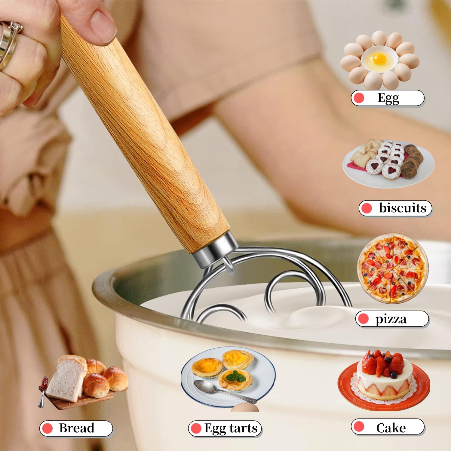 Stainless Steel Hand Mixer Dou - огляд і ціна Immersion Hand Blender Set