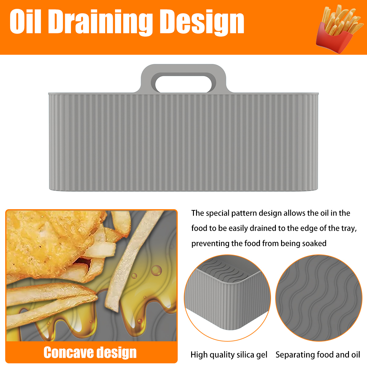Silicone Air Fryer Liner for N - огляд і ціна Air Fryer Silicone Pot Liner