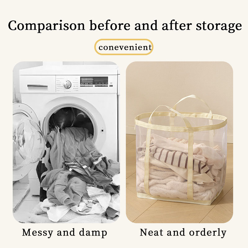 Mesh Laundry Basket Nylon With - огляд і ціна Laundry