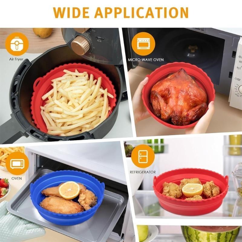 D0AB 2-Pack Air Fryer Silicone - огляд і ціна Air Fryer Silicone Pot Liner