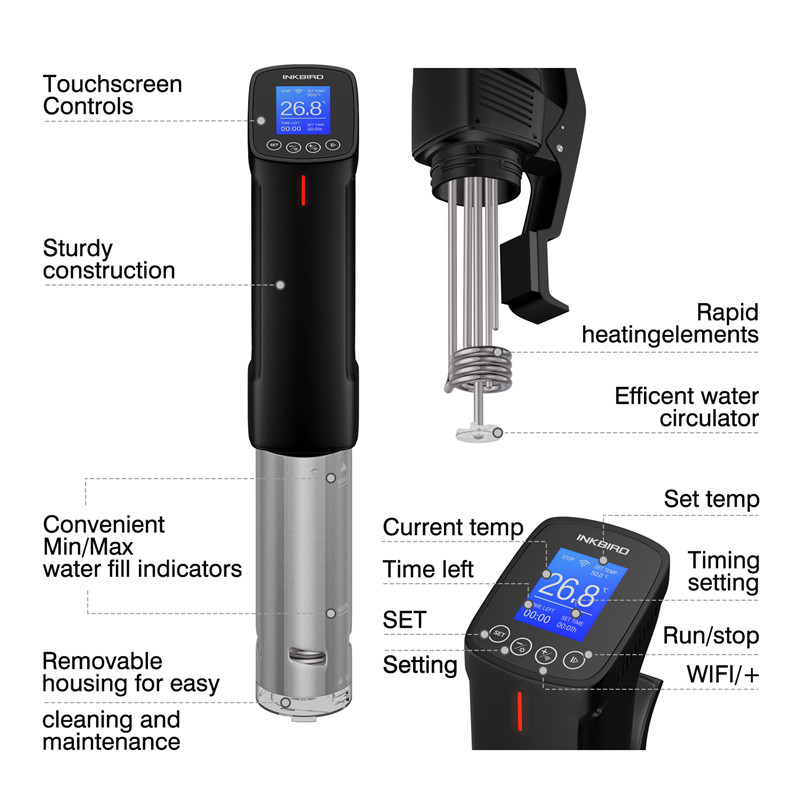 INKBIRD Sous Vide WI-FI Culina - огляд і ціна Digital Sous Vide Precision Cooker