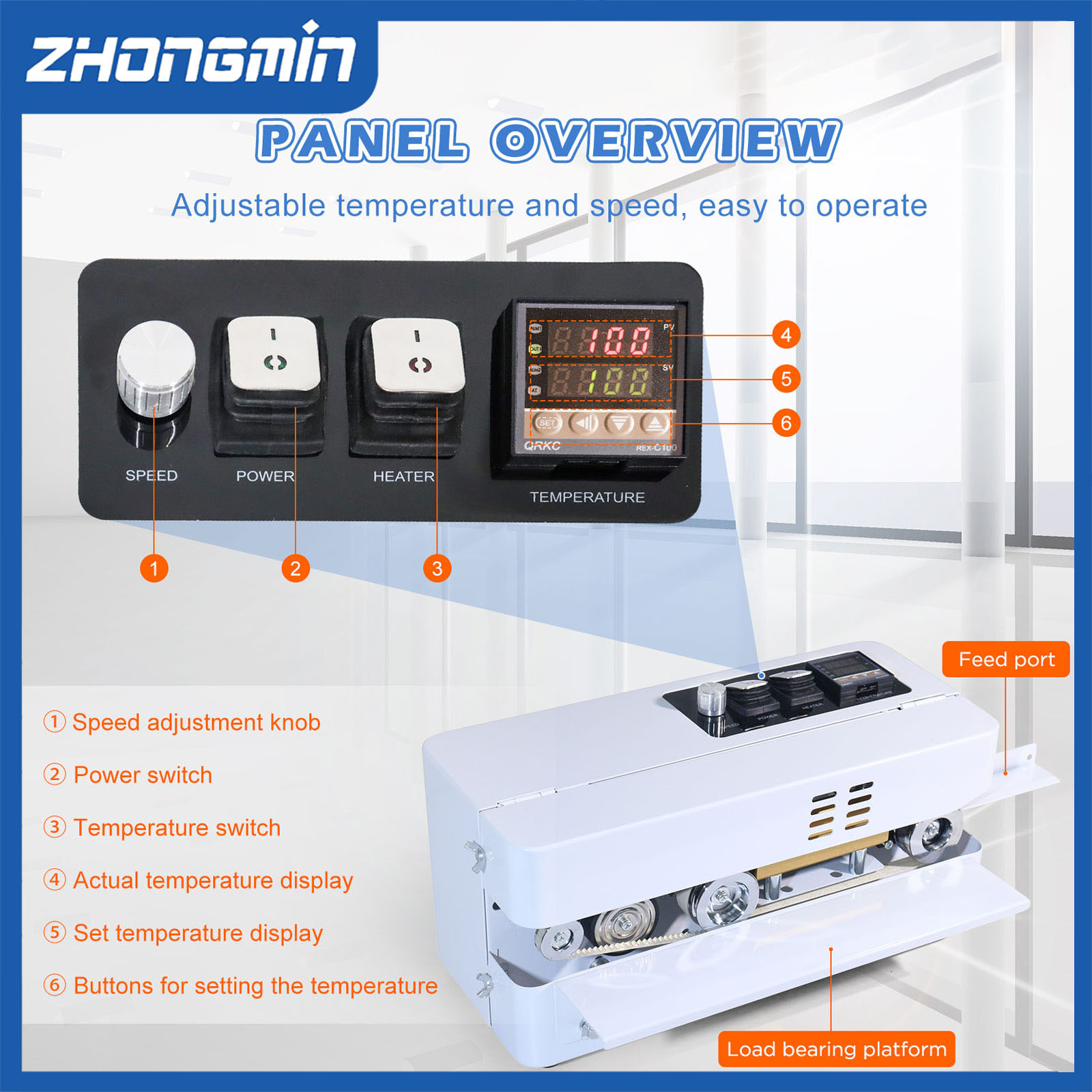 ZHONGMIN Electric Vacuum Seale - огляд і ціна Food Vacuum Sealer Machine
