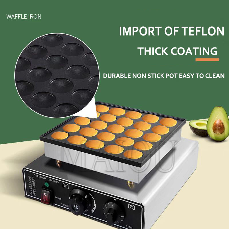 25 Holes Pancake Waffle Makers - огляд і ціна Mini Waffle Maker Machine
