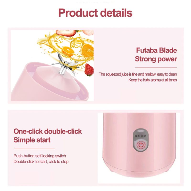 ABBP-Usb Rechargeable Portable - огляд і ціна Portable Blender Usb Rechargeable