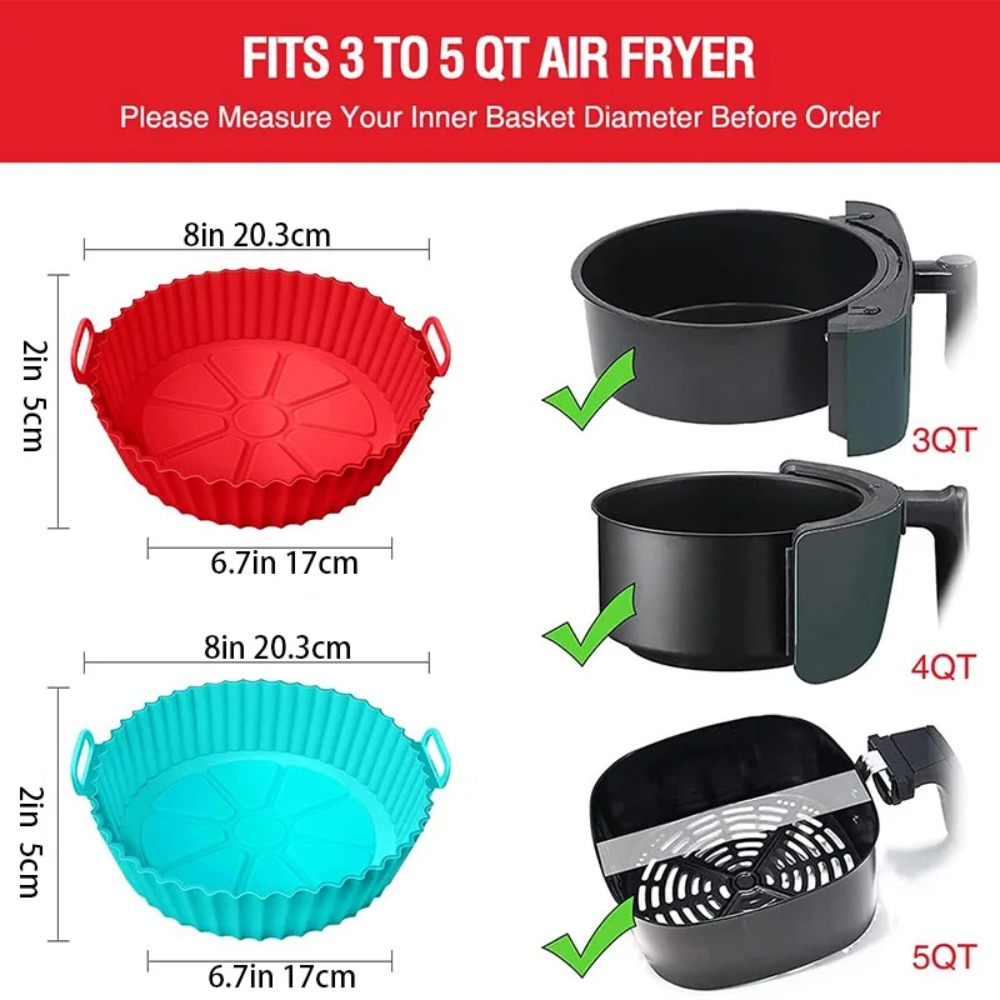 Air Fryer Silicone Basket Reus - огляд і ціна Air Fryer Silicone Pot Liner