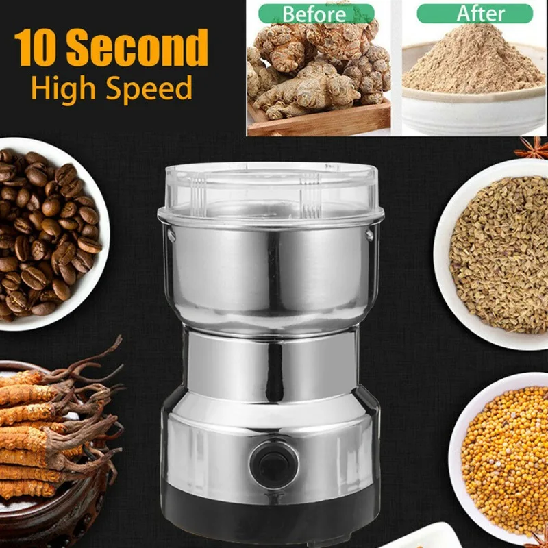 110V-220V Electric Grinder Hom - огляд і ціна Coffee Bean Grinder Electric