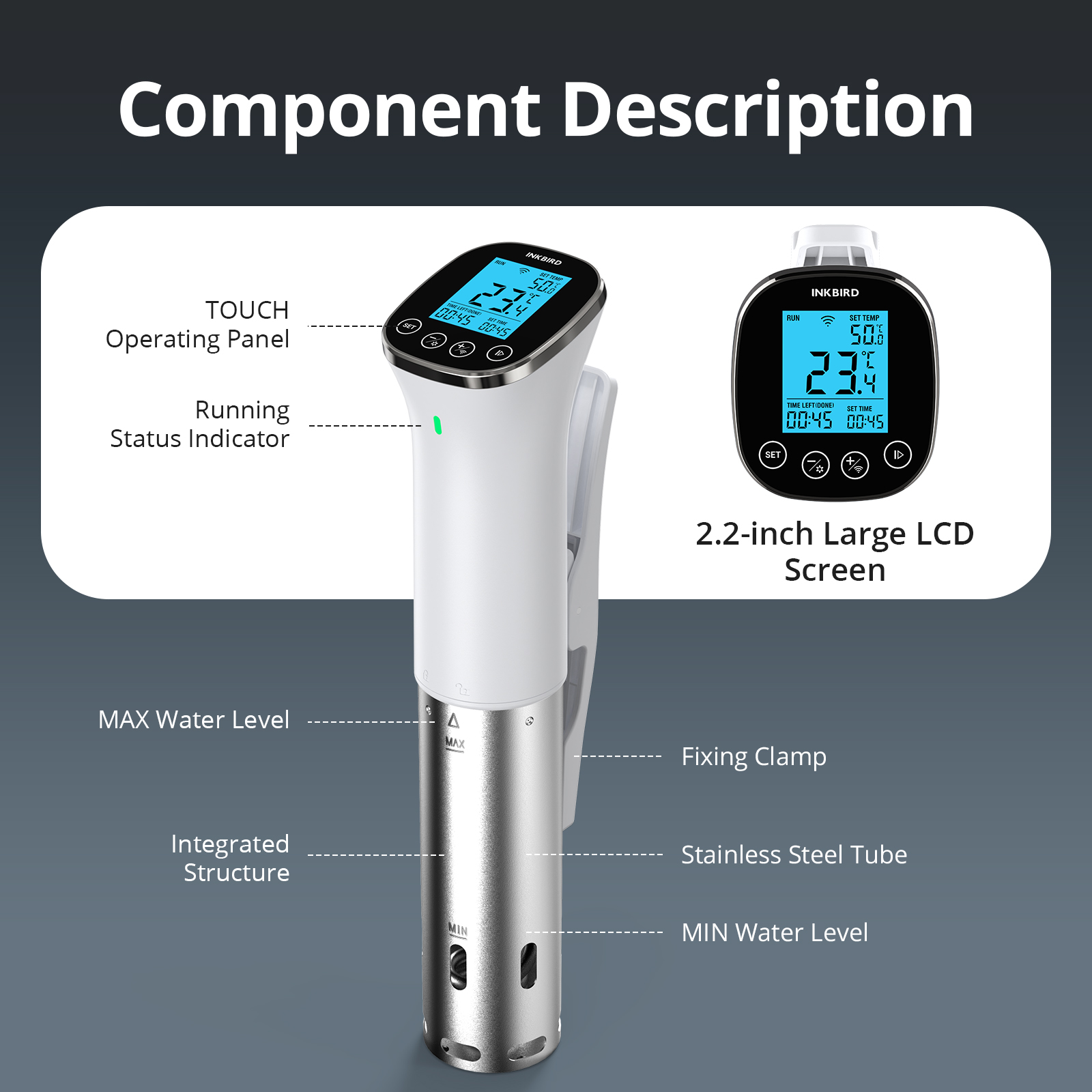 INKBIRD SSV-103-W 1000W WiFi S - огляд і ціна Digital Sous Vide Precision Cooker