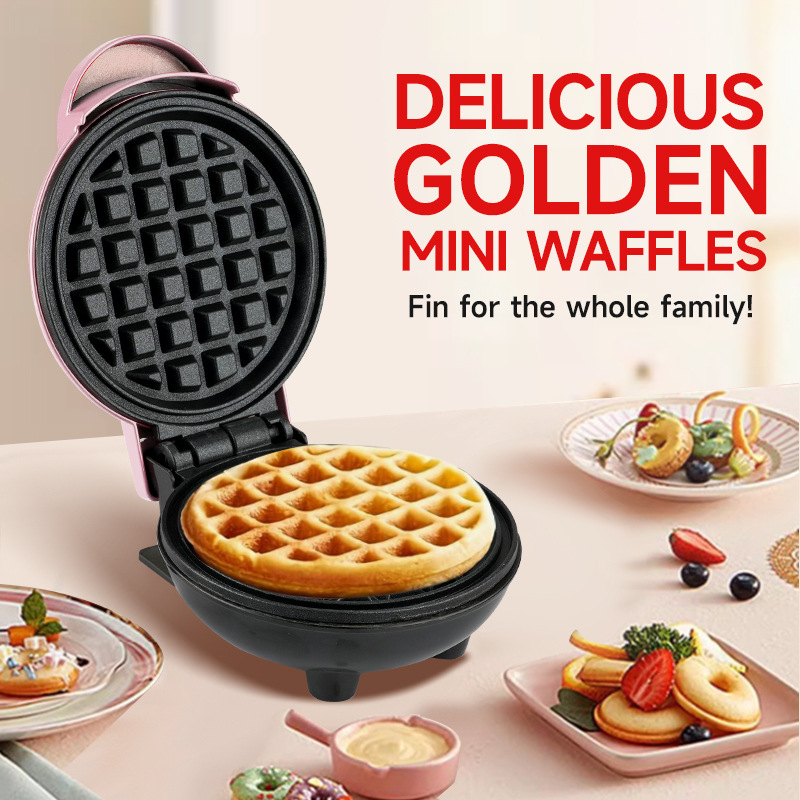 Mini Waffle Maker Electric Kit - огляд і ціна Mini Waffle Maker Machine