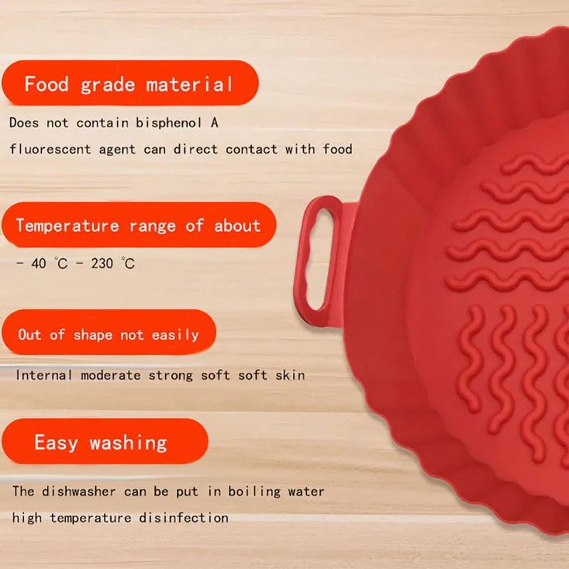 Air Fryer silicone liners air  - огляд і ціна Air Fryer Silicone Pot Liner