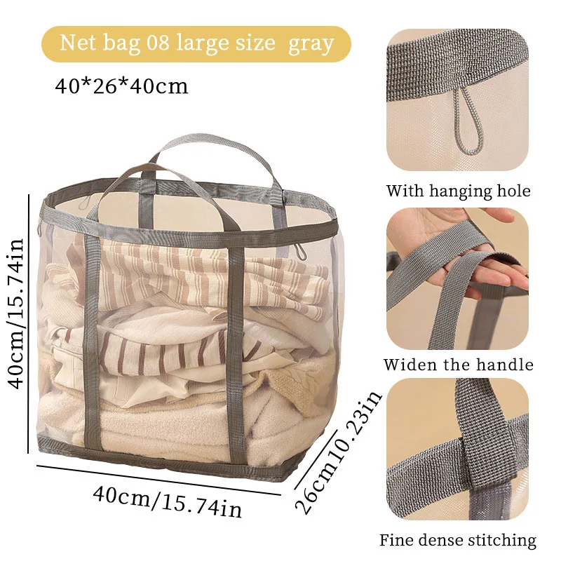 Mesh Laundry Basket Nylon With - огляд і ціна Laundry