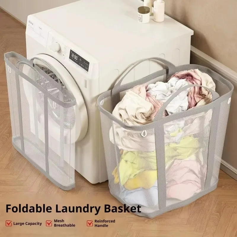 Mesh Laundry Basket Nylon With - огляд і ціна Laundry