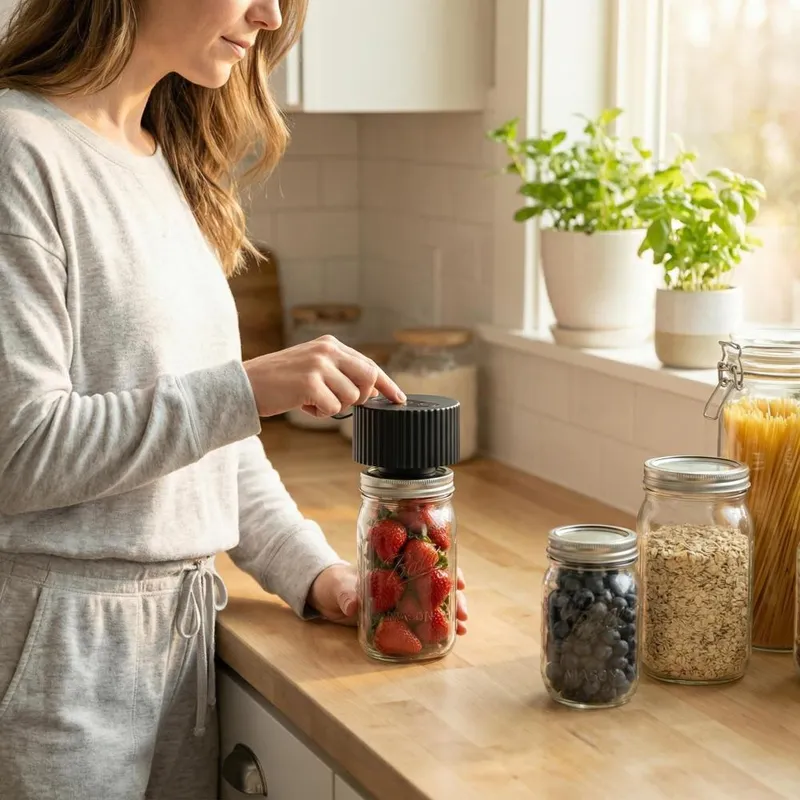 Electric Mason Jar Vacuum Seal - огляд і ціна Food Vacuum Sealer Machine